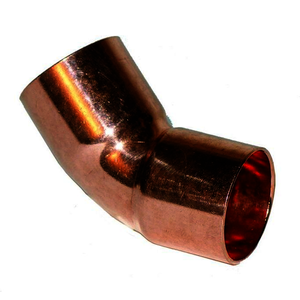 Curva de cobre de 45º K65 H-H K5041007000000 7/8"