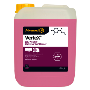 Envase de 5 L. de limpiador para condensadores y evaporadores de pH neutro 7 VerteX