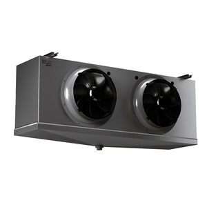 Evaporador cúbico para CO2 ECO CDC 502 E8 ED con separación de aleta de 8mm, 2 hélices Ø500 mm y desescarche eléctrico