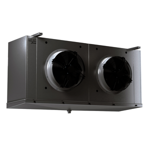 Evaporador industrial cúbico ECO ICE-62B-10 con separación de aleta de 10mm, 2 hélices Ø630 mm