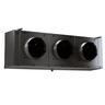 Evaporador industrial cúbico ECO ICE-63B-08 con separación de aleta de 8mm, 3 hélices Ø630 mm