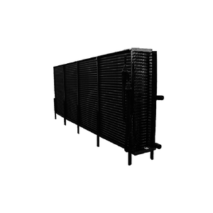 Batería sin Ventiladores Evaporador Túnel INSFRI KSC-6810R (10mm) 13,13 kW delta T7K con T1 aire de -28ºC con desescarche eléctrico en batería y bandeja