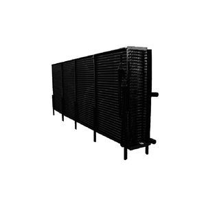 Batería sin Ventiladores Evaporador Túnel INSFRI KSC-61610R (10mm) 26,27 kW delta T7K con T1 aire de -28ºC con desescarche eléctrico en batería y bandeja