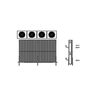 Kit tren ventilación INSFRI KSC-6328/8328B