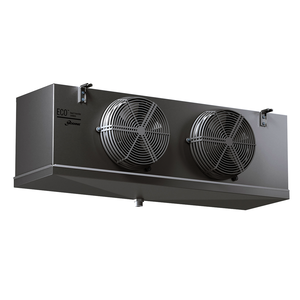 Evaporador cúbico para CO2 ECO CGC 252 E8 ED con separación de aleta de 8mm, 2 hélices Ø250 mm y desescarche eléctrico