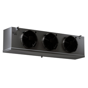 Evaporador cúbico para CO2 ECO CGC 353 F8 ED con separación de aleta de 8mm, 3 hélices Ø350 mm y desescarche eléctrico