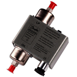 Control diferencial de aceite DANFOSS MP-55 mod. 60B017166, con relé de 60s, regulación hasta 12bar y diferencial regulable