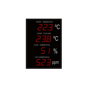 Panel indicador multifuncion T/HR/CO2/hora DTT-H-CO2-TR