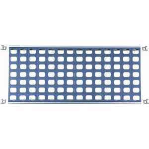 Estante de aluminio anodizado con bandejas de polietileno COOLBLOCK 1600x470 mm