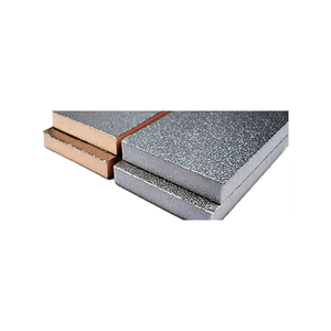Paneles  rígidos de lámina de aluminio gogrado con aislamiento de espuma PIR. PIR-ALU 35 (3000 x 1200 x 20mm)