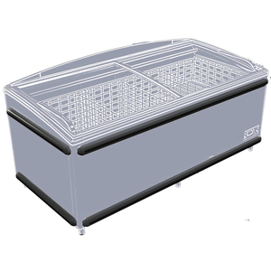 Protección frontal isla de congelación (SUP/INF) PK-DRUM2500FR